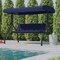 Flash Furniture Navy 3-Seater Convertible Canopy Patio Swing/Bed TLH-007-NV-GG - alternate 8